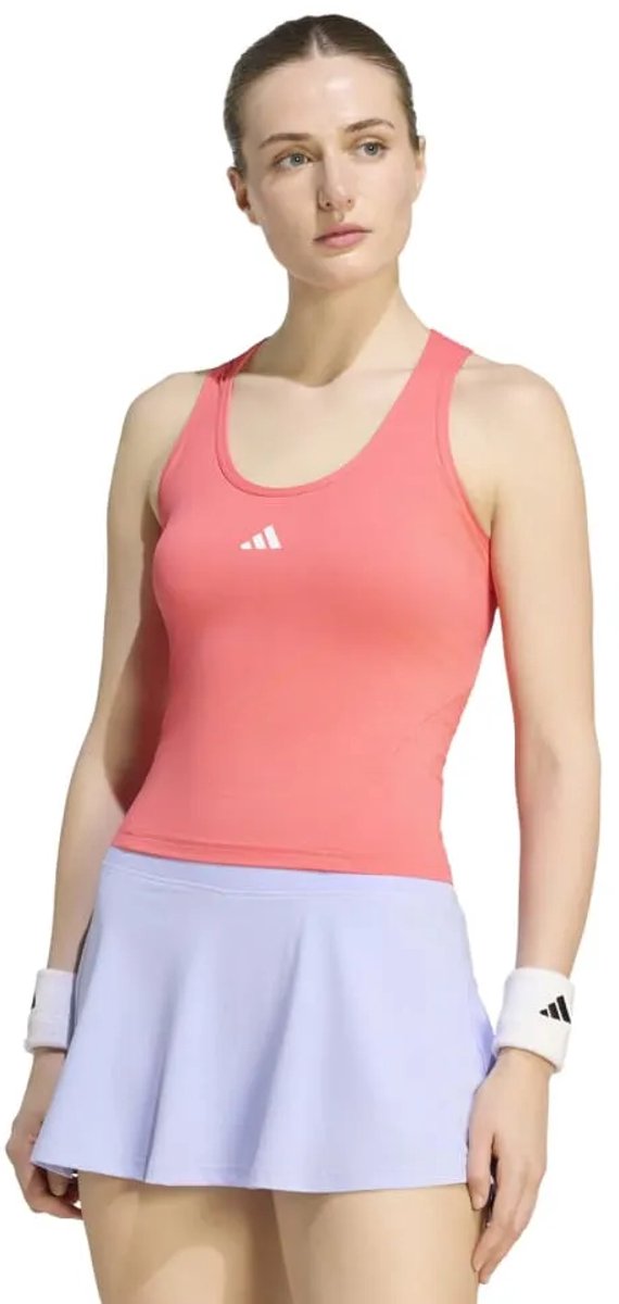 Adidas Club Midi Mouwloos T-shirt Vrouw Purtur