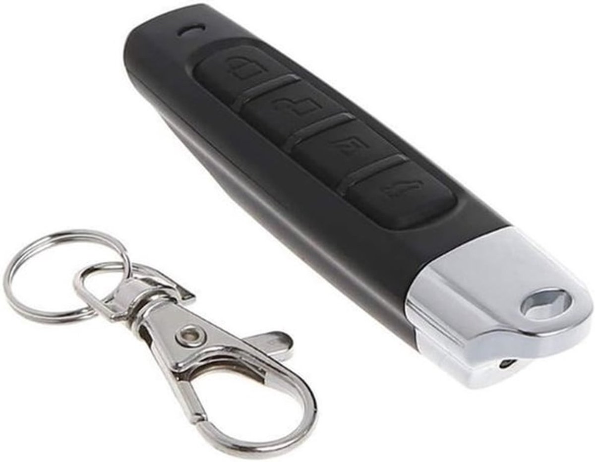 Universele 433MHz Garage Deur Afstandsbediening, Auto Alarm Klonen, Duplicator voor Thuis en Winkel Toegangssystemen, Grijs, Met Slotknoppen