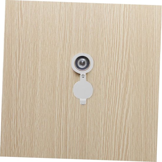 Deurspion Deksel - Kijkgat Cover Privacy - Inkijk Voorkomen - Sterk Koper Materiaal - 5.5 cm - Zilver — afbeelding 4