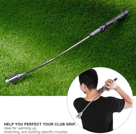 SnelShoppen - Golf Swing Stick Lag Trainer - Warm Up Swing Training Tool voor Verbeterde Grip en Swing Pad - Golf Speed Stick Trainer voor Perfecte Sl van Snelshoppen — afbeelding 5