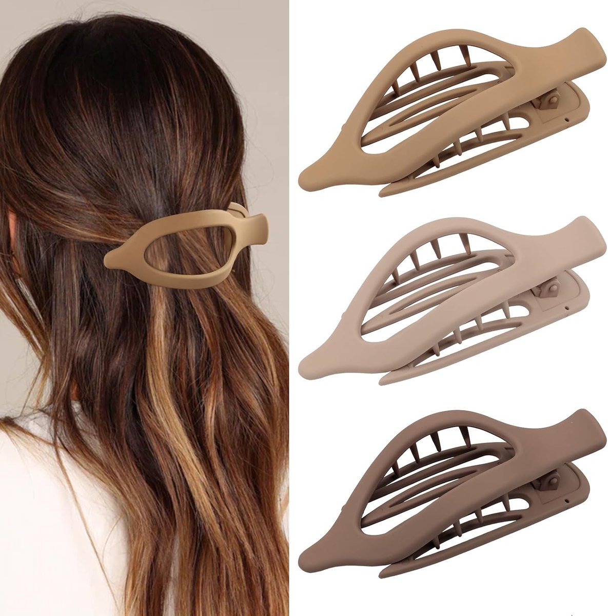SnelShoppen - Blooms Haarspelden Dames - Speelse Haarclip 11,5cm - Kleurkeuze - Ideaal voor Feest, Dagelijks Gebruik, en Jongeren - Schattige Haaracce