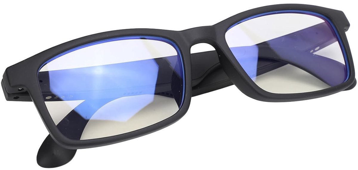 SnelShoppen - Smart Glasses met Ingebouwde Geluid, Lichtgewicht 160MAh Lithium Ion Accu, Blauwlichtfilter, 4 Uur Speeltijd, 5 Uur Praat Tijd, Inclusie