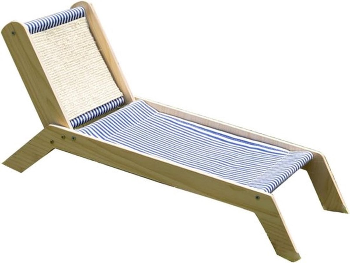 Verhoogde kattenhangmat voor alle seizoenen, kattenbed met sisal krabpaal, ideaal voor binnen en buitengebruik