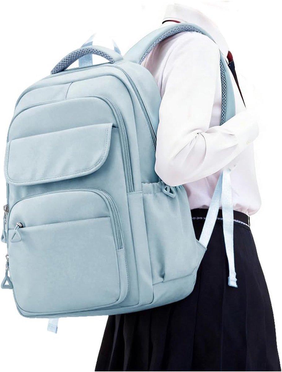 Rugzak - Schoolrugzak - Lichtgewicht Laptoprugzak - 47 x 34 x 17 cm- Waterafstotend - Met Meerdere Vakken - Blauw