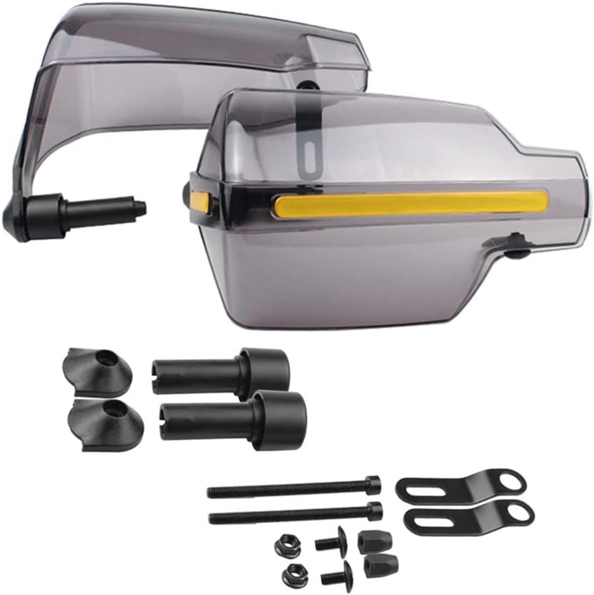 SnelShoppen - 1pc Motorfiets Handbeschermer Windscherm Deflectoren, 7/8" Stuur Handbescherming, Hand Guards Wind Koude Bescherming, Fiets Handguard Wi