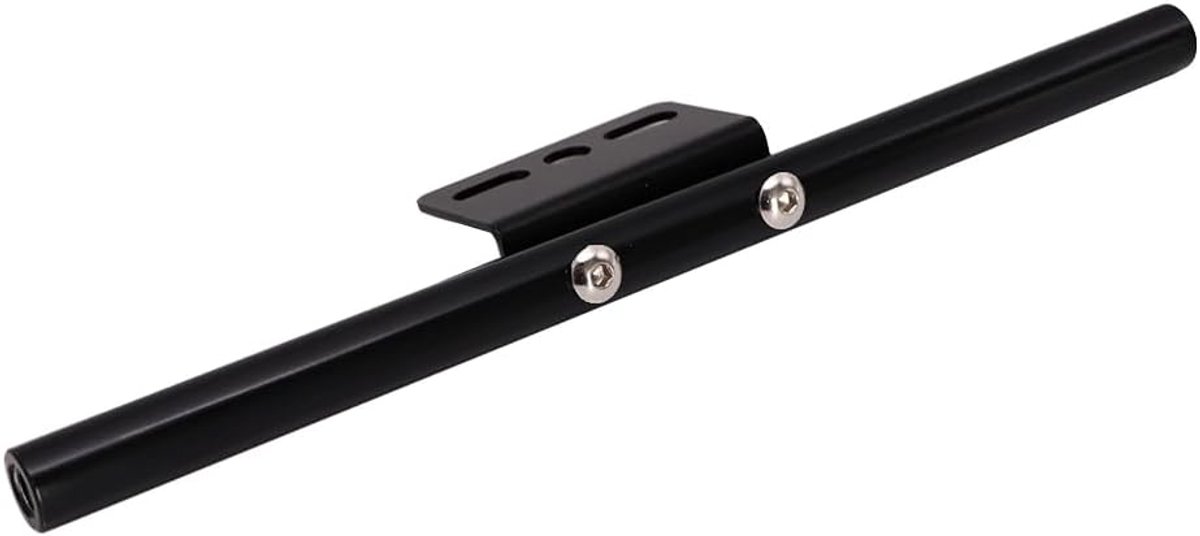 SnelShoppen - Motorfiets Knipperlicht Steunbalk Beugel, Voor- en Achtermontage Houder voor Motor Indicator Licht Lamp, Universele Pasvorm, Chroom, Duu
