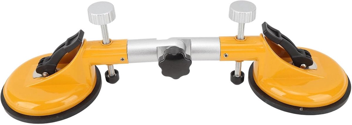 SnelShoppen - Vacuum Platen Zuignap Aluminium Legger 90 Graden Tegel Hefgereedschap, Zuignap Heftool voor Glas en Graniet