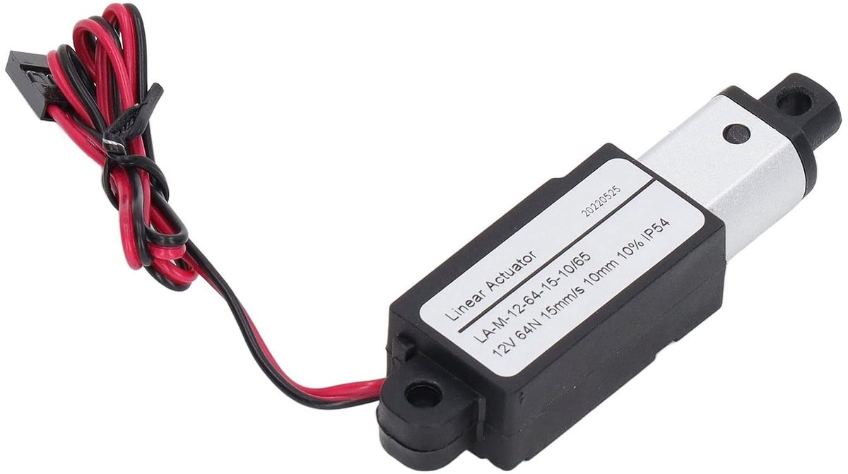 SnelShoppen - Elektrische Micro Lineaire Actuator Miniatuur 12V Aluminium ABS Voor Landbouwmachines 10mm