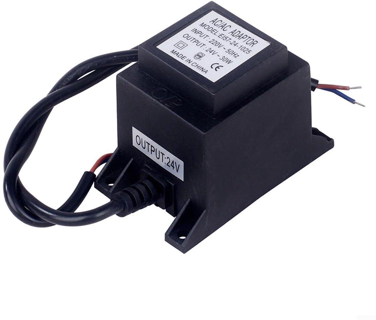 SnelShoppen - LED Transformer 24 V, Waterdichte Voeding, Buiten, AC Enkel-Fase, IP67, 50 W, Voor Tuin, Verlichting, Camping, Betrouwbaar en Duurzaam