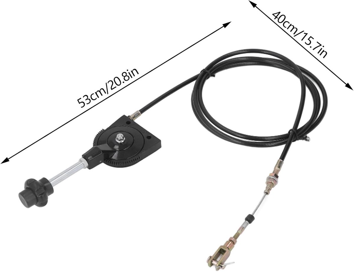 SnelShoppen - Throttle Kabel Graafmachine Handmatige Throttle Kabel Vervanging 2,5 Meter voor EX230 EX230