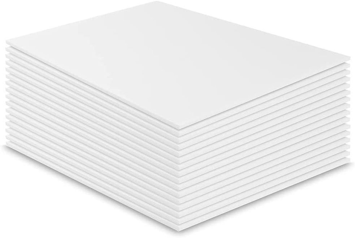 Schuimplaten - Foamboard Polystyreen - Kunst en Handwerk - Zuurvrij Materiaal - 118 x 157 inch - Wit