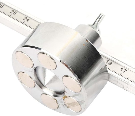 Snijbrander Cirkelsnijder - Toortskompas Geleidewiel - Metaalbewerking Cirkels - Ingebouwde Liniaal - 10-100 cm - Zilver — afbeelding 5