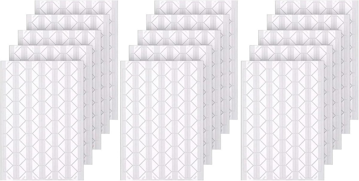 Transparante zelfklevende fotohoekjes voor plakboekalbums - 15 stuks voor veilige en verplaatsbare fotostickers, ideaal voor handmatig doe-het-zelf projecten