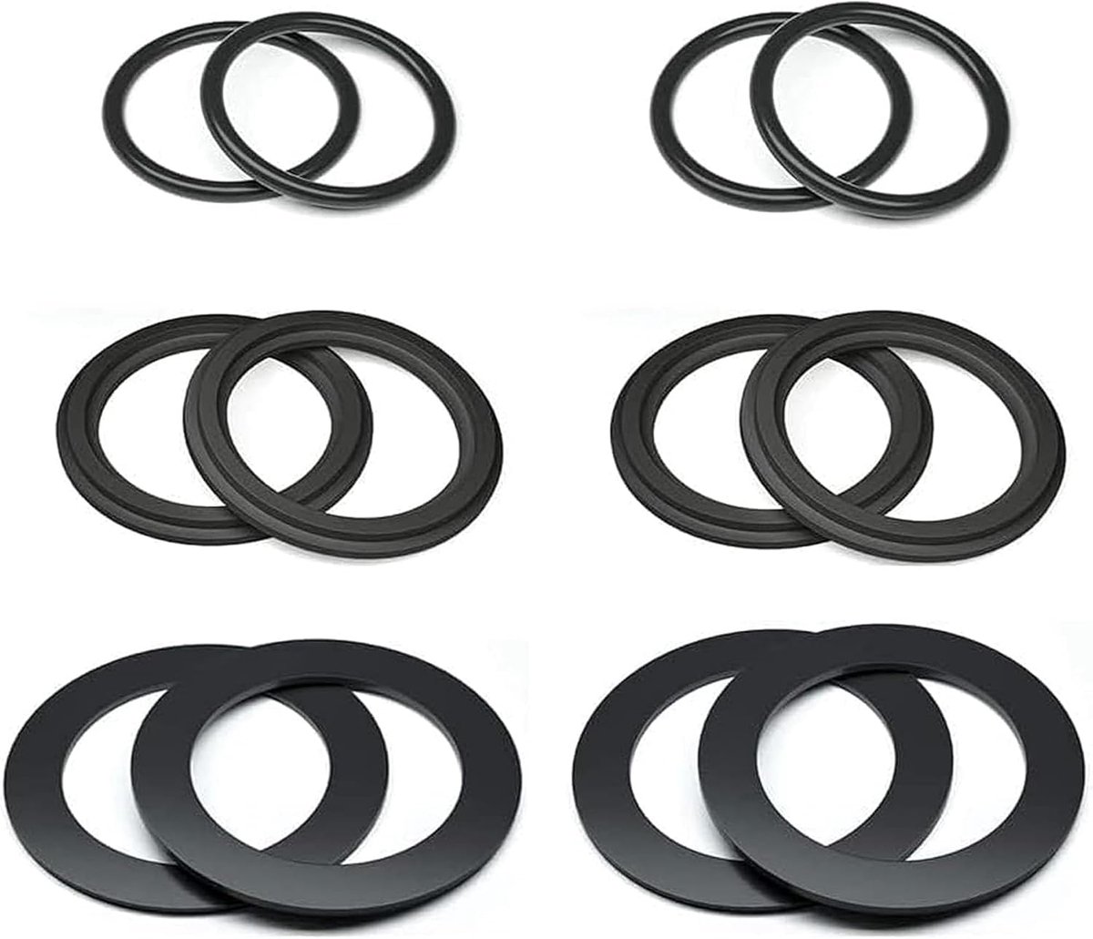SnelShoppen - Pack van 12 O-ringen voor zwembadpomp, vervangings O-ringen, rubberen afdichtingen voor Intex zwembadmodellen, verbeterde filtratie, zwa