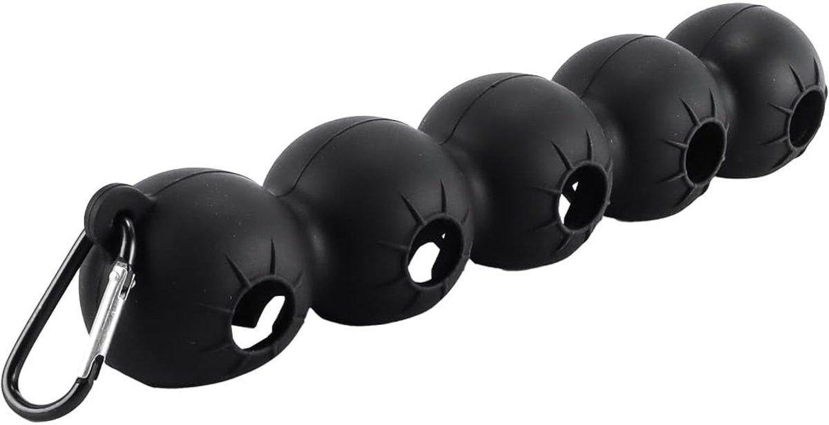 SnelShoppen - Golf Ball Holder voor Tassen, Geschikt voor 5 Golfballen, Eenvoudig Bevestigen Clip Caddy Accessoires voor Mannen Vrouwen, Draagbaar en