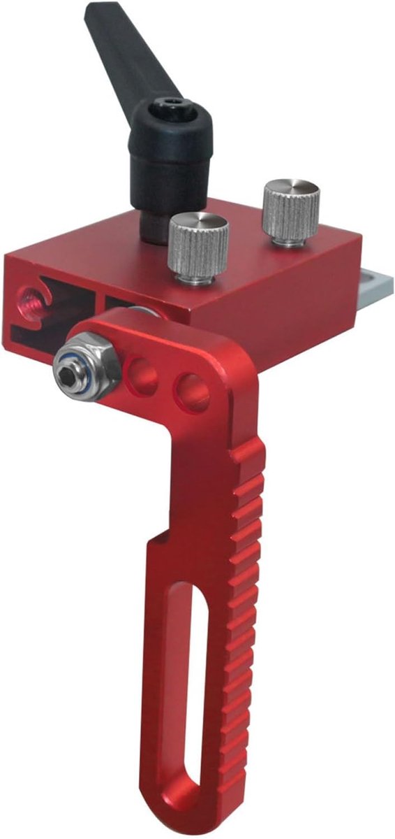 SnelShoppen - T Track Houtbewerking Limiter Handgereedschap, Aluminium Legering 75 Type Fence Flip Stop, Verstelbaar, Lichtgewicht en Duurzaam voor Ho