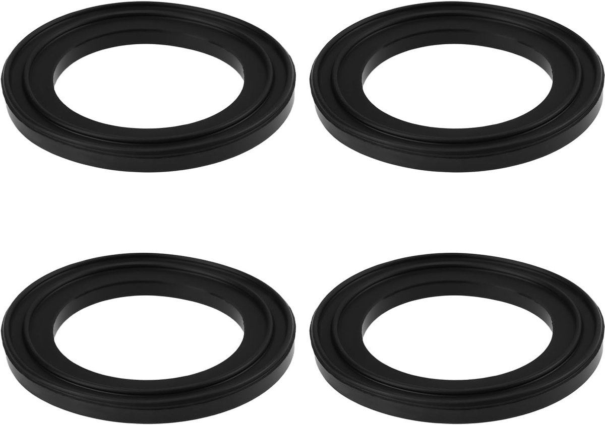 SnelShoppen - 4 Stuks Brandstoftank Dichting O-ring Geschikt voor 45cc 52cc 58cc Chinese Kettingzagen MT9999 - Rubber - Voorkom Lekken