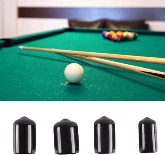 SnelShoppen - 20 Stuks Keu Tip Pads Rubber Covers voor 10mm, 12mm, 13mm en 14mm Keu Tips - Vocht- en Stofbescherming voor Biljartmateriaal — afbeelding 4