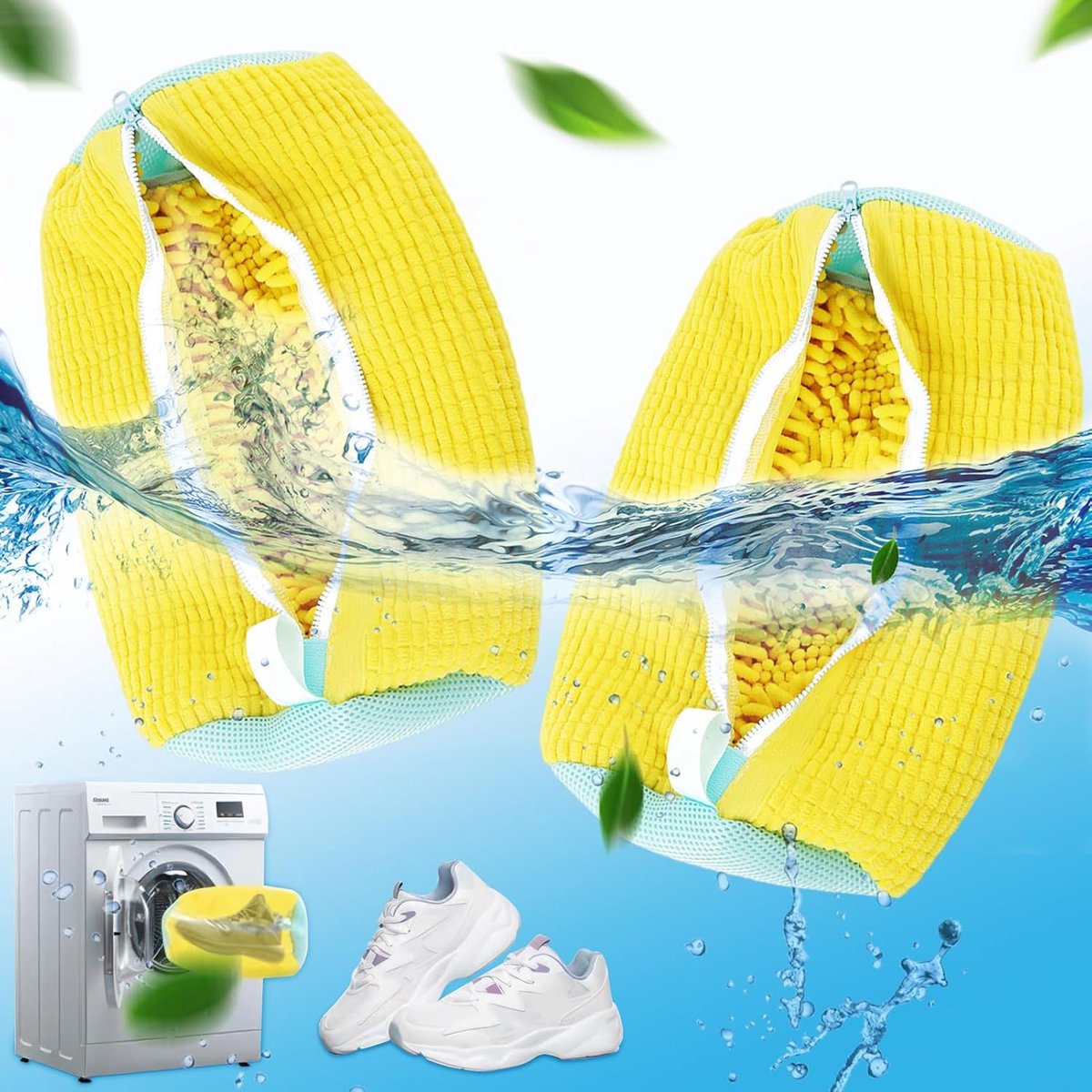 SnelShoppen - Schoenentas Wasmachine - Waterdichte Opbergtas voor Schoenen - Ideaal voor Reis, Sport, en Dagelijks Gebruik - 1 Stuk - Zwart