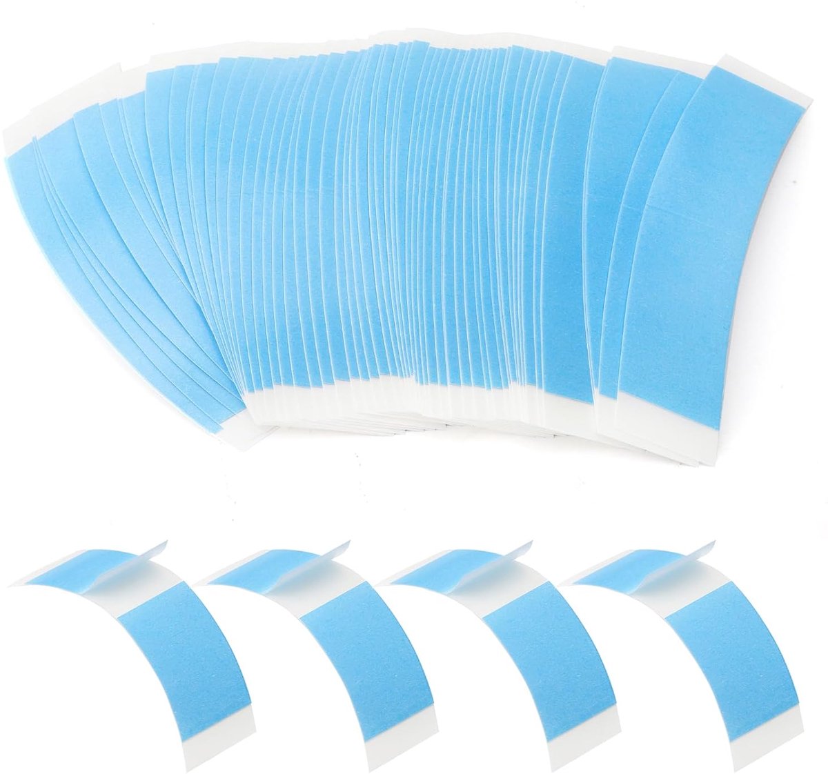SnelShoppen - 60 Stuks Haarstukjes Tape, Dubbelzijdige Plakband voor Wigs, Waterproof, Extra Sterk Onzichtbare Haarband, Toupee Tape voor Alle Haarstu
