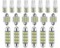 FTVOGUE Energy Efficient LED Lighting Enhanced Visibility for Car Interior 20 -PC Set LED Combination Kit (20PCS) - ShopVlot