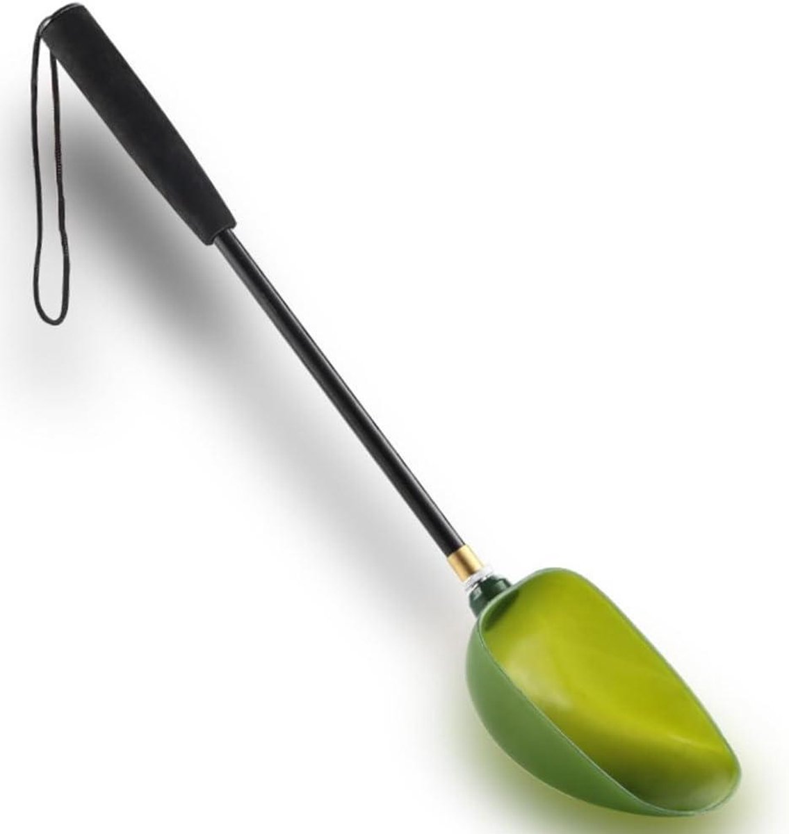 Karpervissen Aaslepel - Aaswerper Voeder - Voederen van vis - Afneembare lepel - 45 cm - Zwart en groen