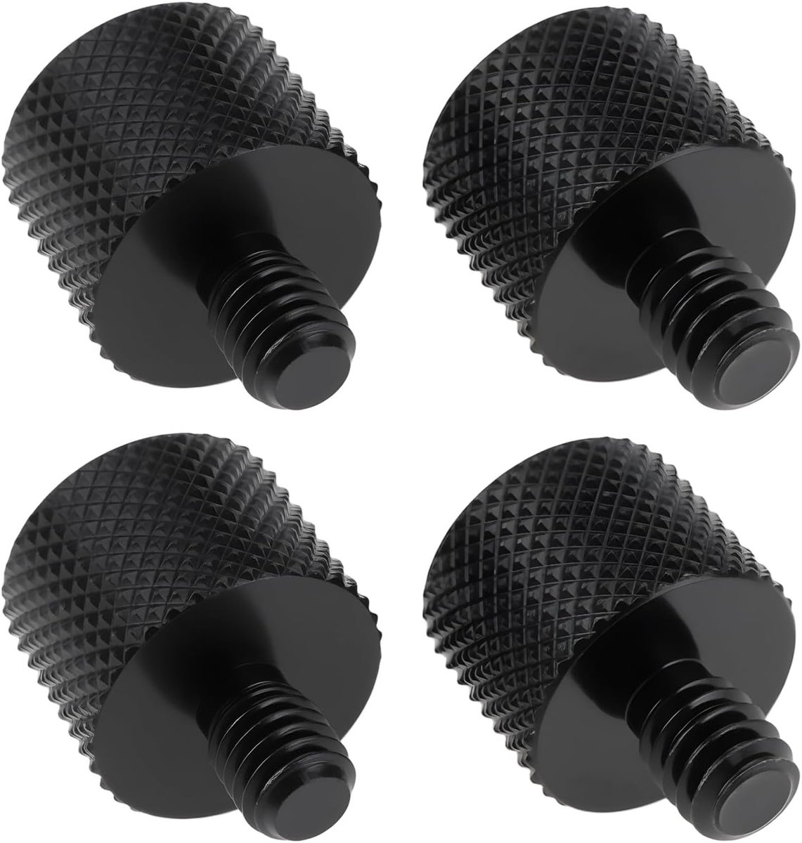 SnelShoppen - 4 Stuks Camera Statief Adapter 1/4" M6 Schroef Male Female voor Camera en Statief - Hoogwaardige Bevestiging voor Fotografie