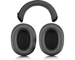Comfortabele Oorkussens en Hoofdband Vervangingen voor Draadloze Noise Cancelling Koptelefoons, Geschikt voor WH-1000XM5, Zwart en Wit Design