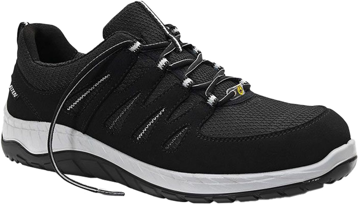 Elten Maddox Black-Grey Low S3 ESD 729461 - Zwart/Grijs - 45