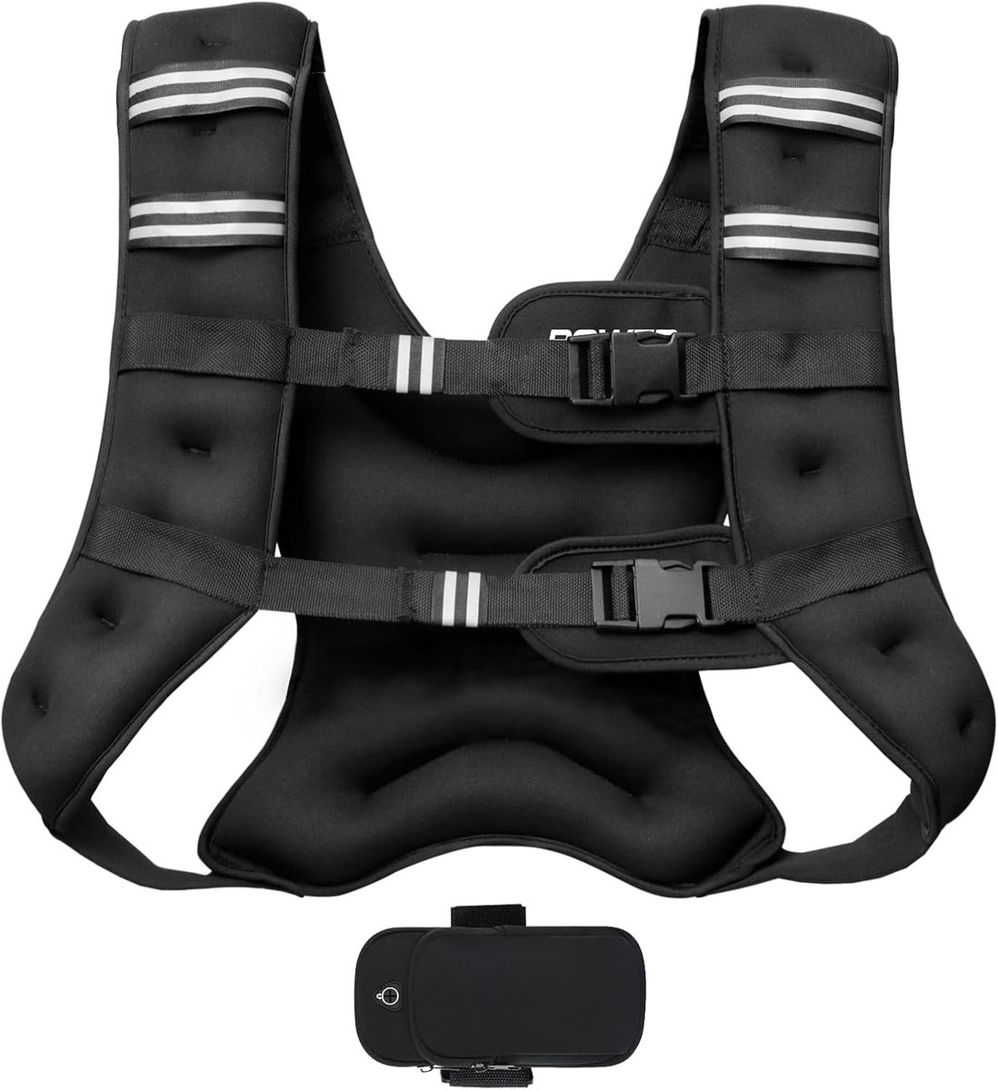 Gewichtsvest - 9,1 kg - Waterdicht Neopreen - Verstelbare Borstband - Voor Crossfit en Krachttraining