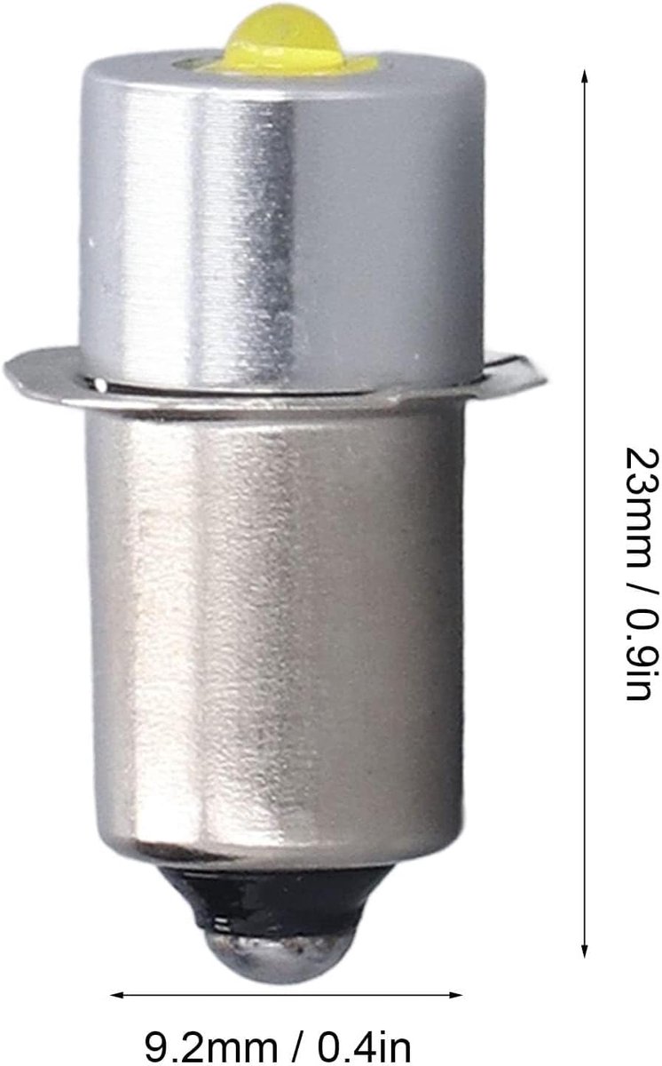LED-conversiekit, Ontwerp van Aluminiumlegering, Helder Wit Licht 4,5 V 3 W voor Maglight-zaklampen 3D 4D 5D 6D Mini-modellen