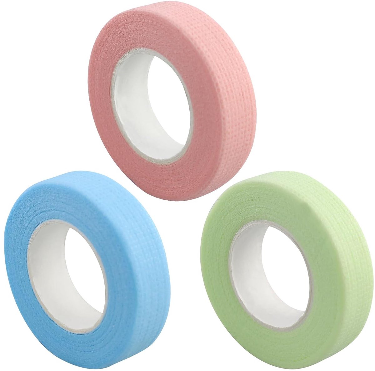 SnelShoppen - 3 Rollen Wimper Tape, Wimperextensions Band, Micropore Wimper Band voor Wimperextensions, Ademend Materiaal, 900 cm lang, 1.2 cm breed,