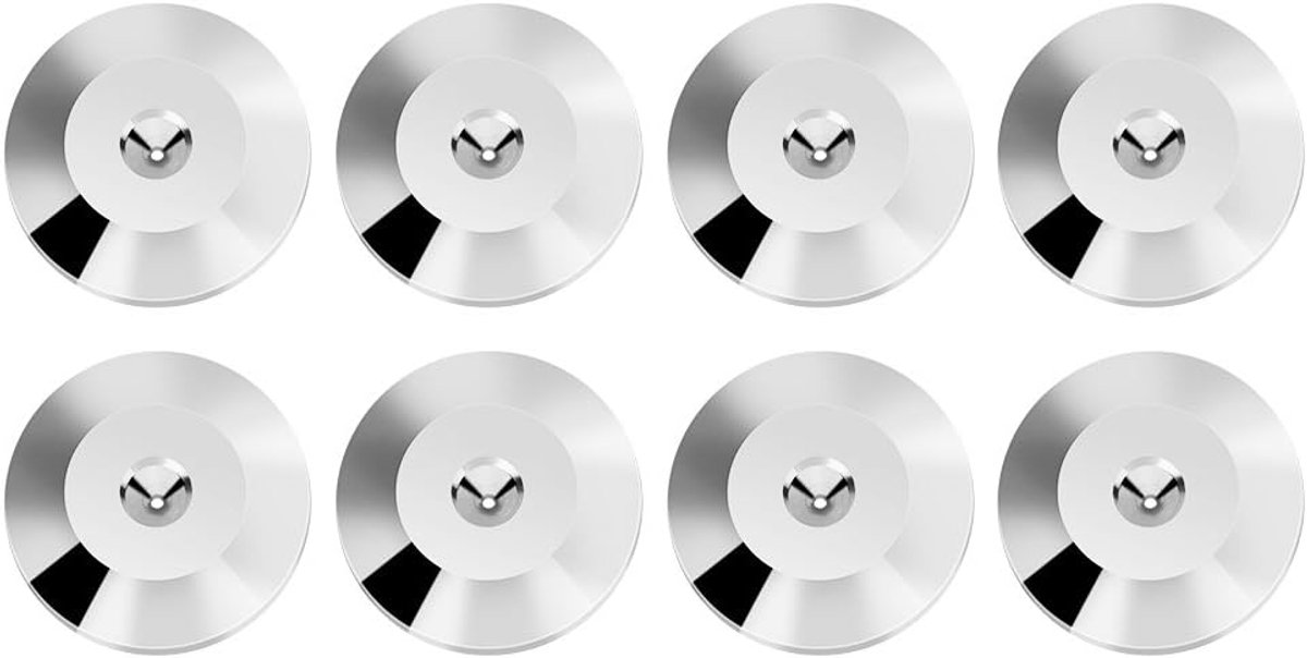 Richer-R 8pcs Spikes Washers, 8pcs/Set Spike Coasters Copper Speaker Shock Base Pad, Universal Shock Absorber - ShopVlot