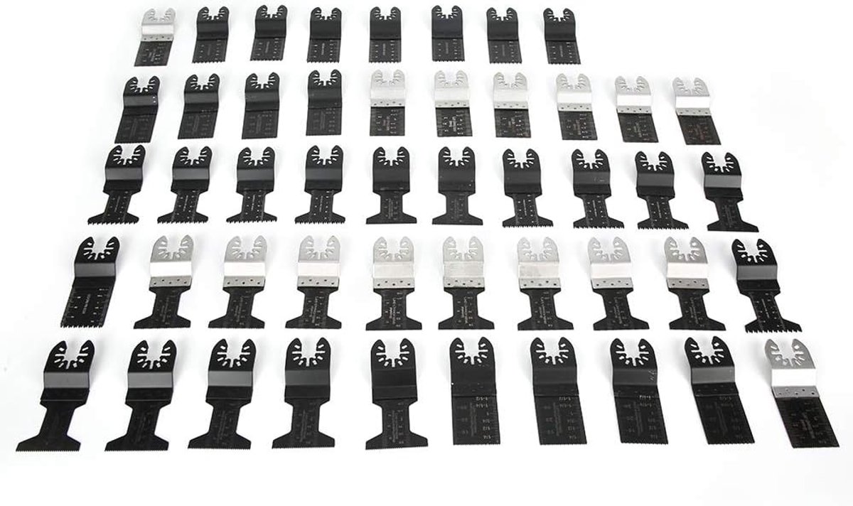 SnelShoppen - Multifunctionele Oscillerende Zaagblad Set 48 Stuks - Hout, Metaal, Kunststof - Kostenefficiënt - Ideaal voor Klussen in Huis en Tuin