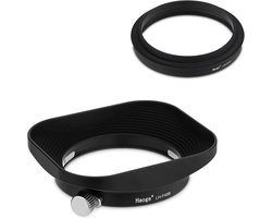 Vierkante metalen lenskap voor Nikon NIKKOR Z 40mm f/2, Z 28mm f/2.8 en 26mm f/2.8 lenzen, inclusief schroefdop, compatibel met 52mm UV-filters en metalen deksel