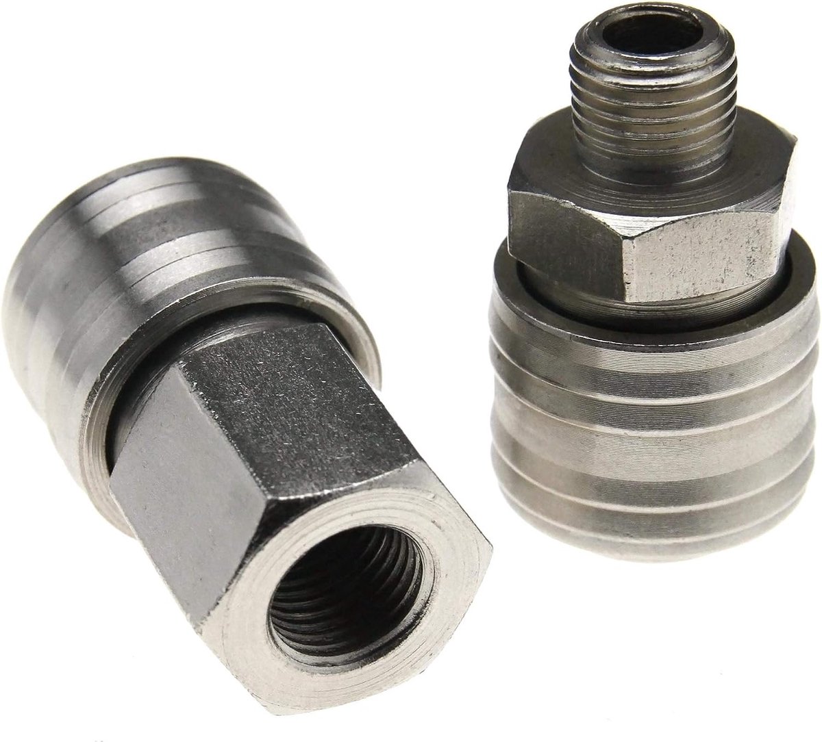 SnelShoppen - Air Line Euro Slangkoppelingen 1/4" BSP Draad Vrouwelijk en Mannelijk Snelkoppelingen voor Luchtdruk Gereedschap