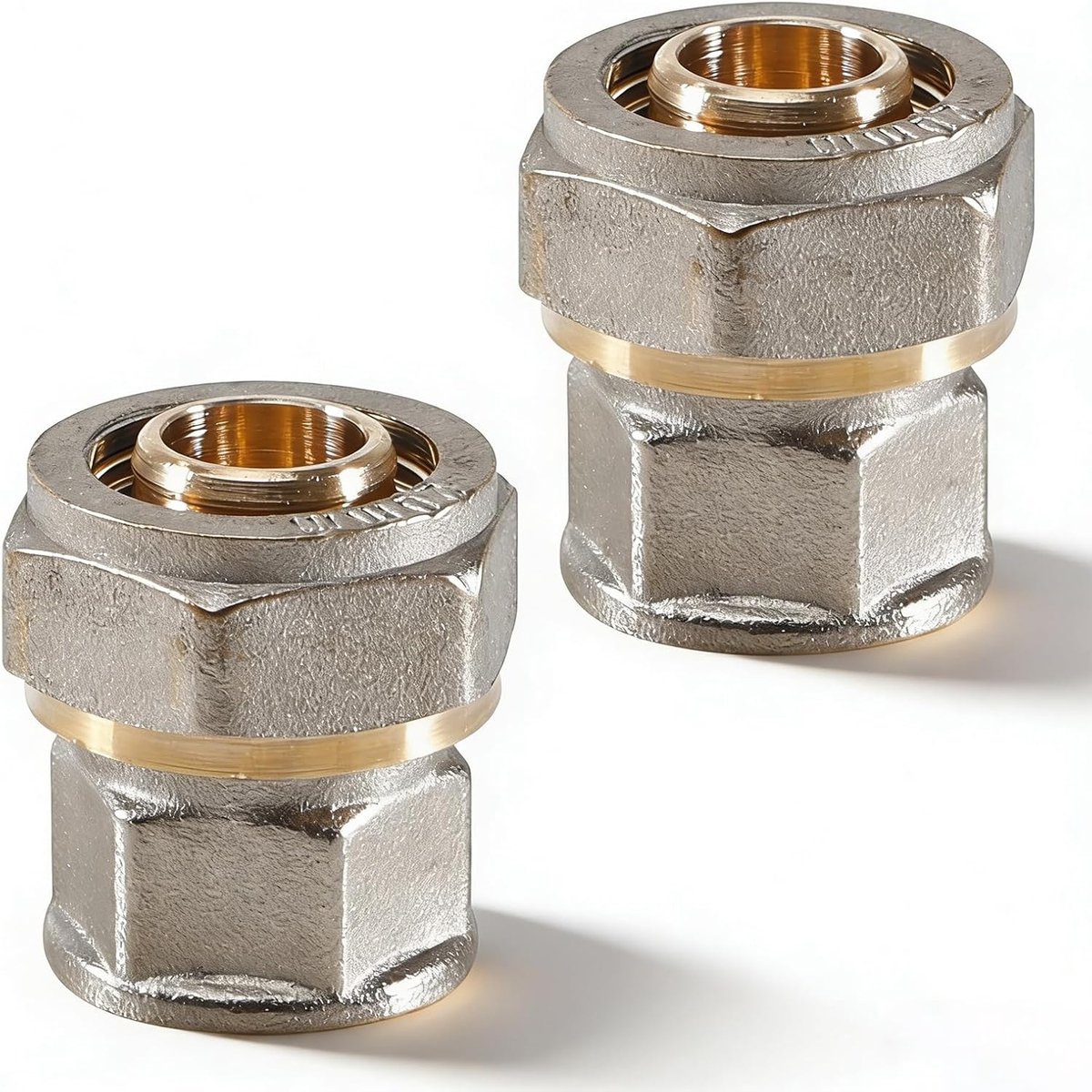 2pcs 1/2 inch IG x 20mm Clamp Ring Screw Connection, 1/2 Inch Female Threaded Transition, Screw Fitting for Ø 20mm - ShopVlot