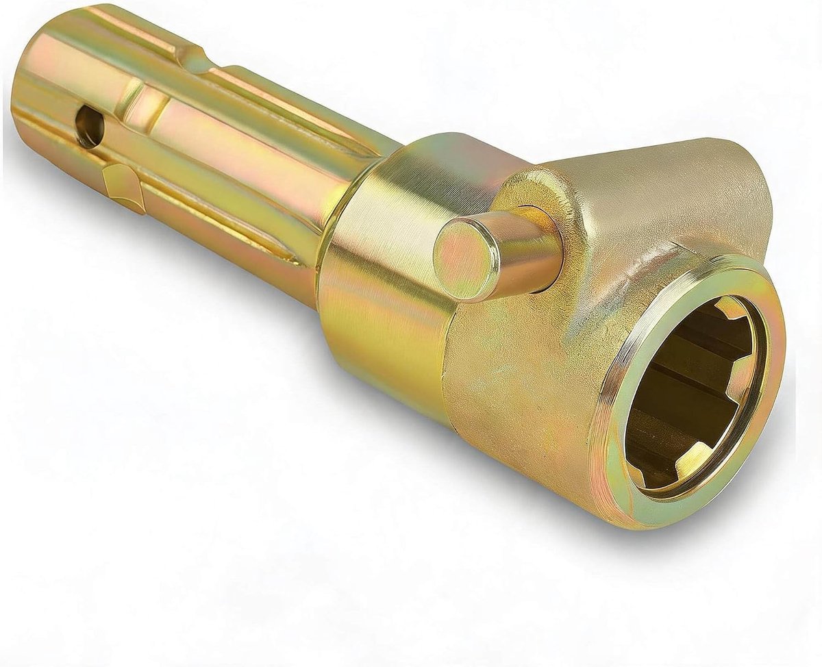SnelShoppen - Nieuwe Verbeterde PTO Verlengadapter voor Tractor, Vrouwelijk 1 3/8 en 6 Splines, Mannelijk 1 3/8 en 6 Splines, Universele PTO Extender