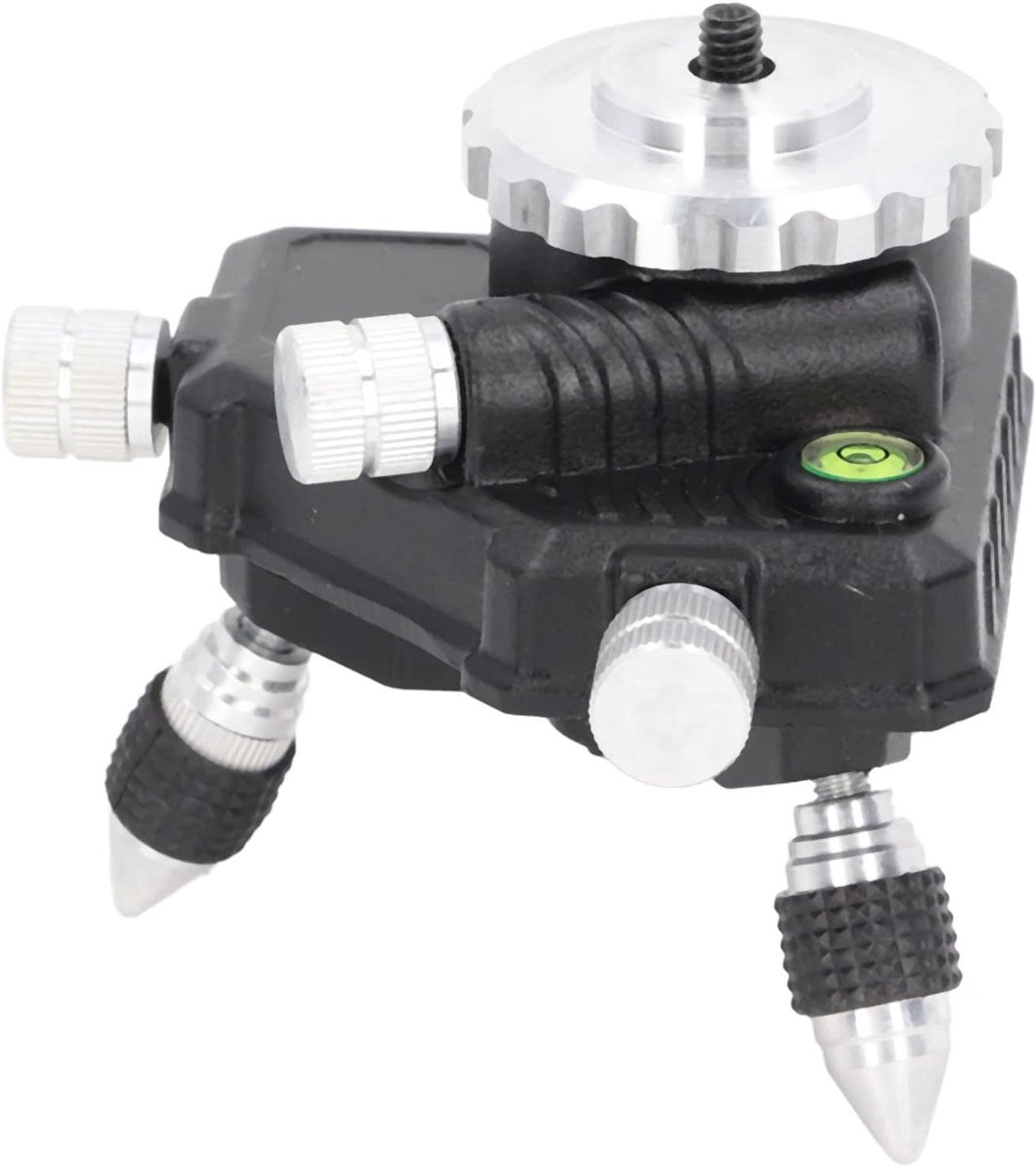 SnelShoppen - Laser Level Adapter met Metalen 360-Graden Rotatie Basis Statief Connector, 1/4" Mannelijk Schroefdraad 5/8" Vrouwelijk Schroefdraad, Fi