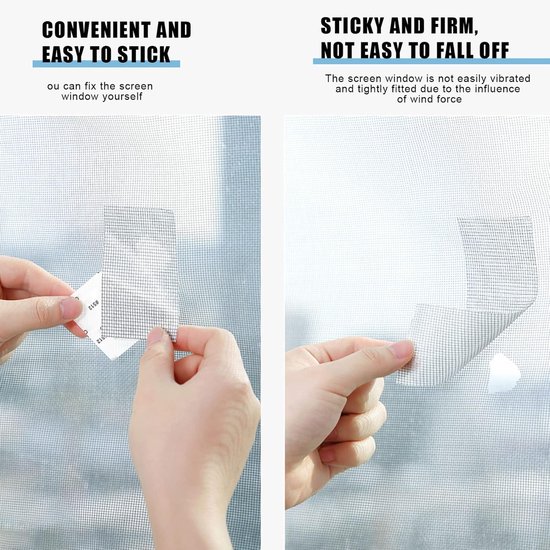 Reparatie Tape - Vliegengaas Herstel - Scherm Repareren - Sterke Glasvezel - 5cm x 2m van Merkloos — afbeelding 4