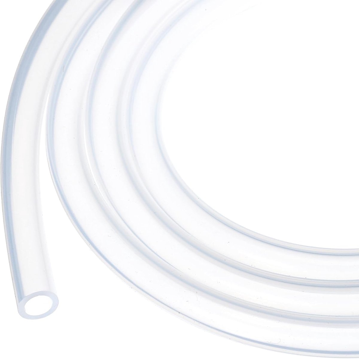 SnelShoppen - 6.1m Siliconen Slangen 7mm ID 10mm OD Transparante Silicone Hoses voor Pomp, Sifon, Afvoer, Irrigatie en Brouwen