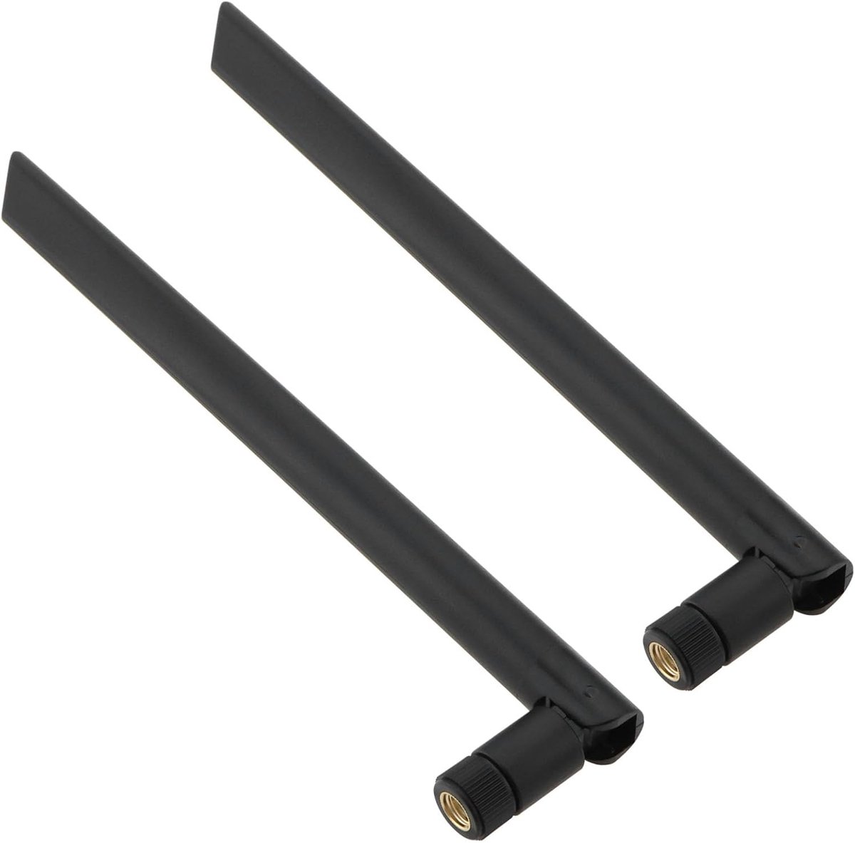 SnelShoppen - 2 Stuks 868MHz RP-SMA Male Antenne 5dBi Vouwbare Antenne Vervanging Geschikt voor LoRa Helium HNT en LoRaWAN Toepassingen