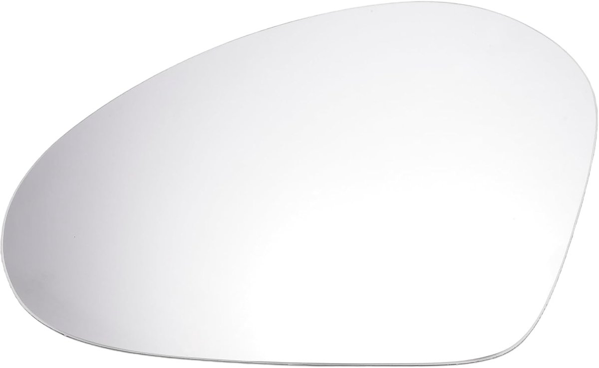 SnelShoppen - Achteruitkijkspiegel Glas Links Vervangingsglas Met Bevestigingsplaat Convex Verwarmd Wit Glas Voor SEAT Altea 2004-2006, SEAT Cordoba I