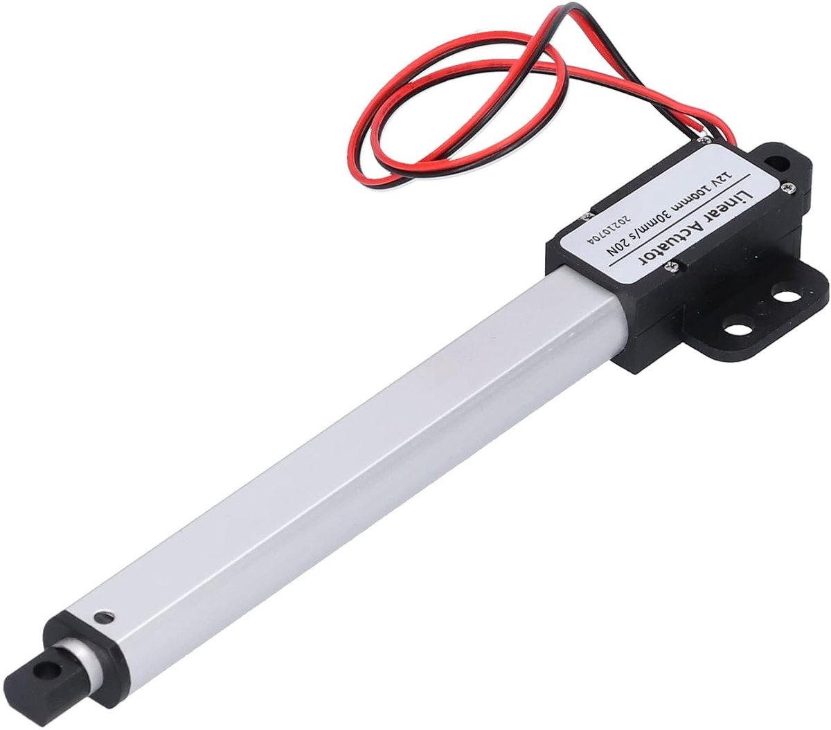 SnelShoppen - Mini Elektrische Lineaire Actuator 100mm, 12 Volt Bewegingsactuator, Elektrische Cilinder Actuator voor Sofa Massage, Armstoel, TV Tafel