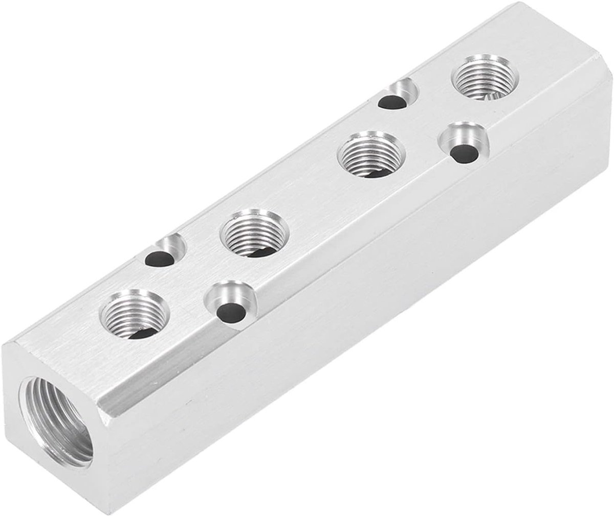 SnelShoppen - Pneumatische Verdeelblok voor Luchtverdeling, 30x30mm Verdeelblok Splitter, Corrosiebestendig, Hoge Drukbestendigheid, Snelle Aansluitin
