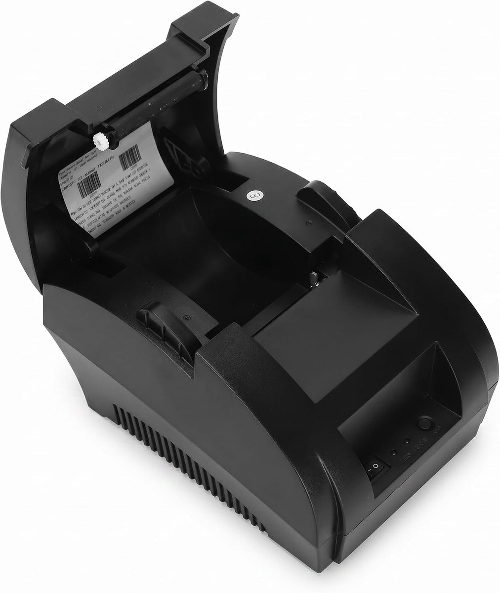 SnelShoppen - 5890K 90mm/s Thermische Labelprinter, 58mm Draagbare Thermische Ontvangstprinter, Persoonlijke Factuurprinter, Compatibel met Besturings