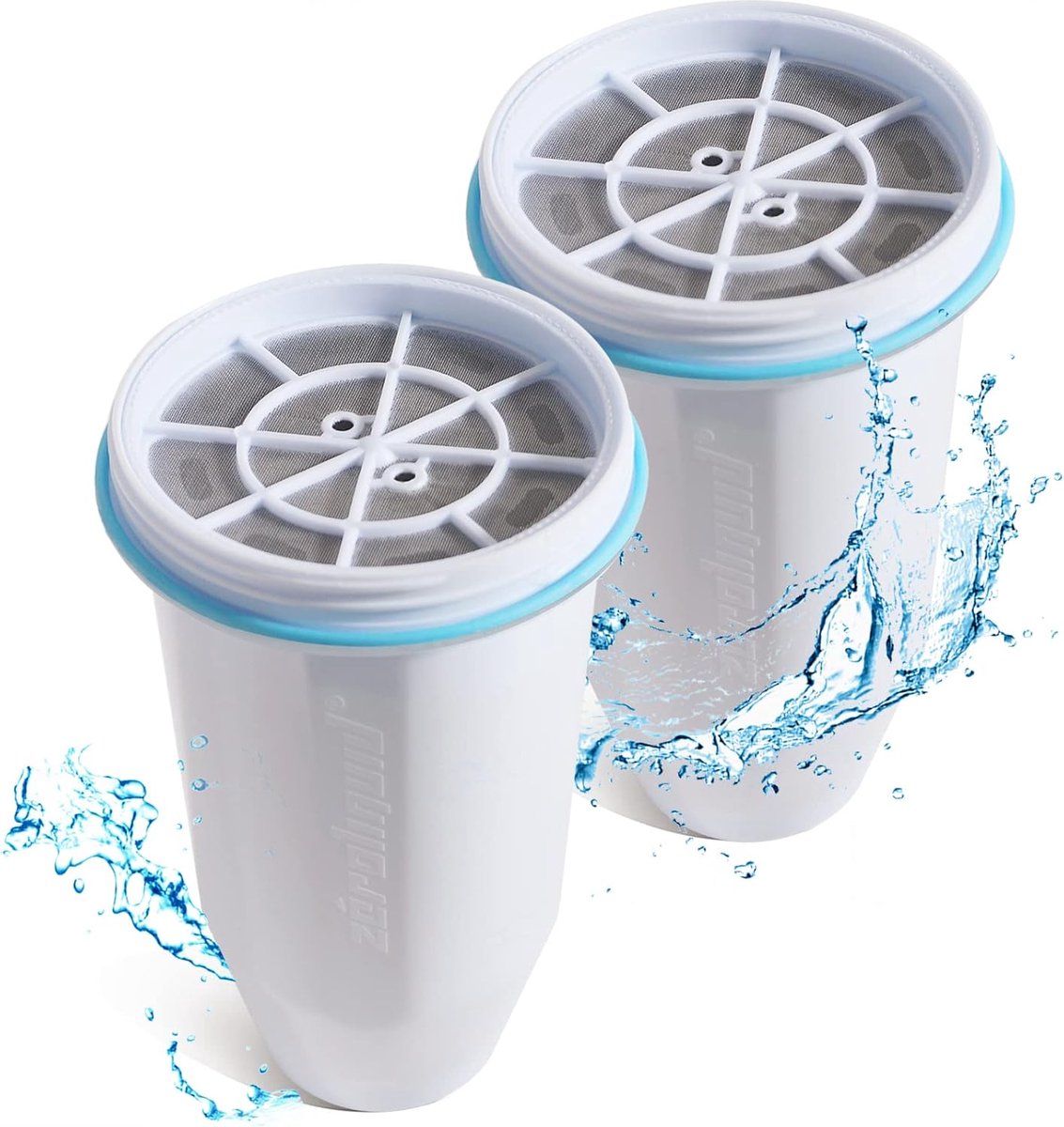 SnelShoppen - Vervangende Waterfilter Cartridges voor ZeroWater Filterkan ZR-017 ZP-010, Verwijdert 99.9% Lood, Chloor, Fluoride, Zware Metalen, PFOA/
