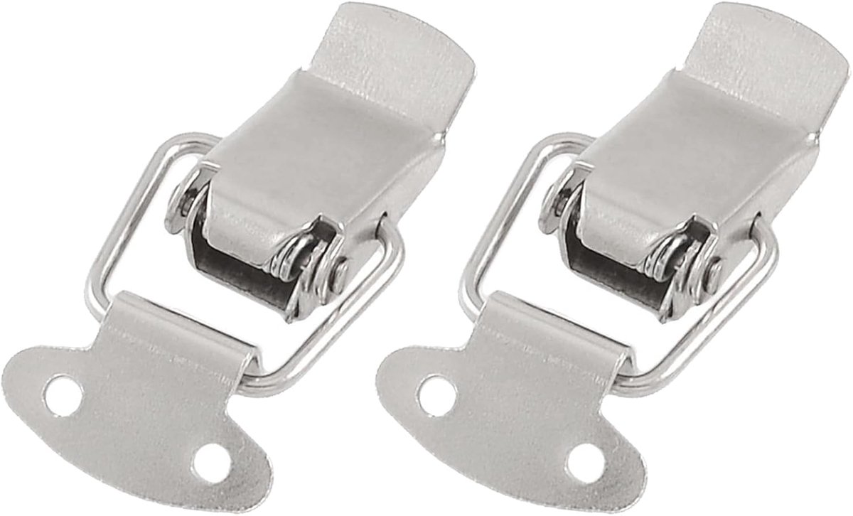 Veerbelaste Sluiting - Hasp Sluiting - Kastjes Sluiten - Verenbelast Mechanisme - 50mm - Metaal