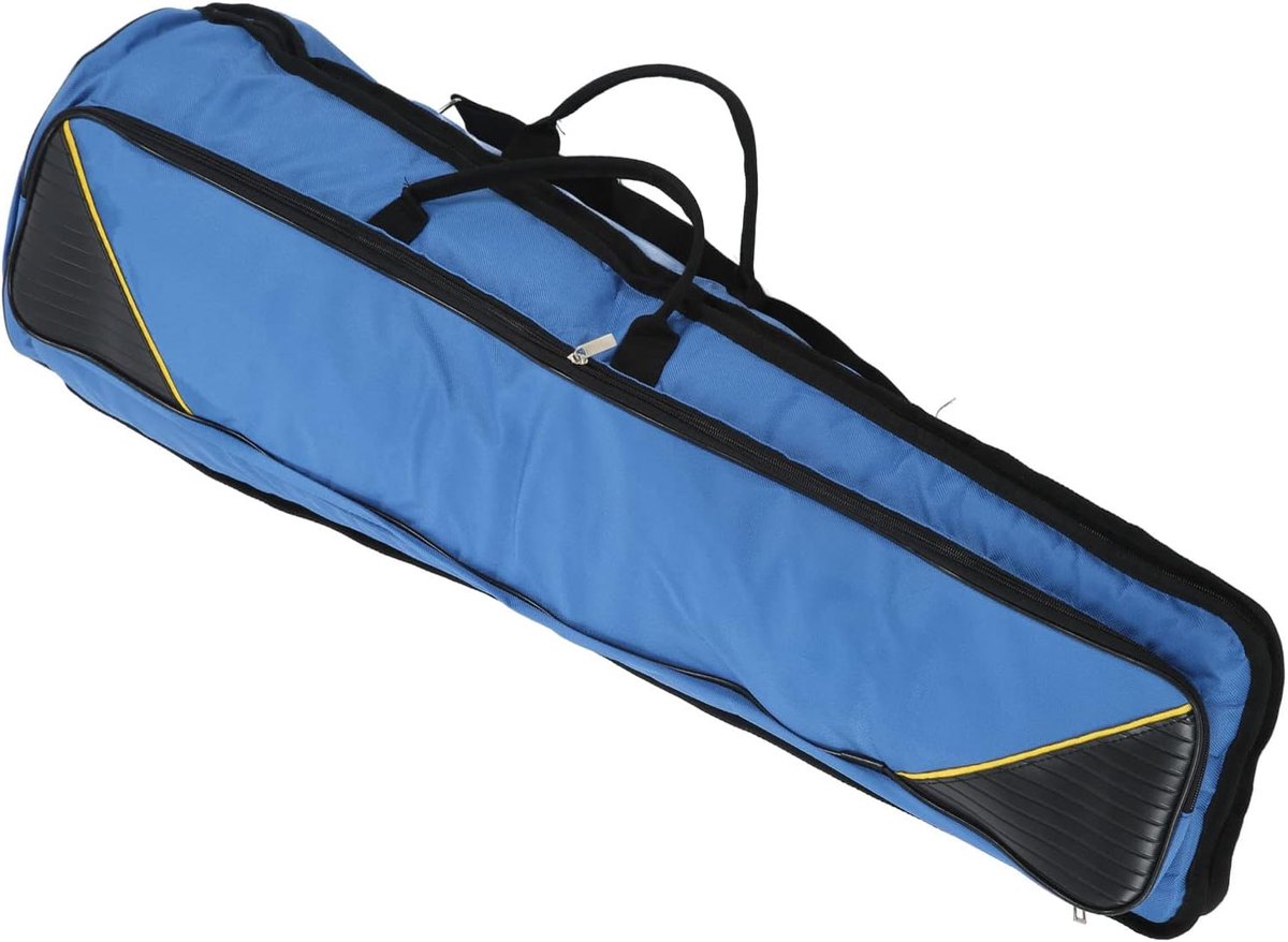 SnelShoppen - Tenortrombone Gig Case - Trombone Tas met Waterdicht Oxford Stof - Lichtgewicht en Slank Ontwerp - Bescherming voor uw Trombone - Blauw