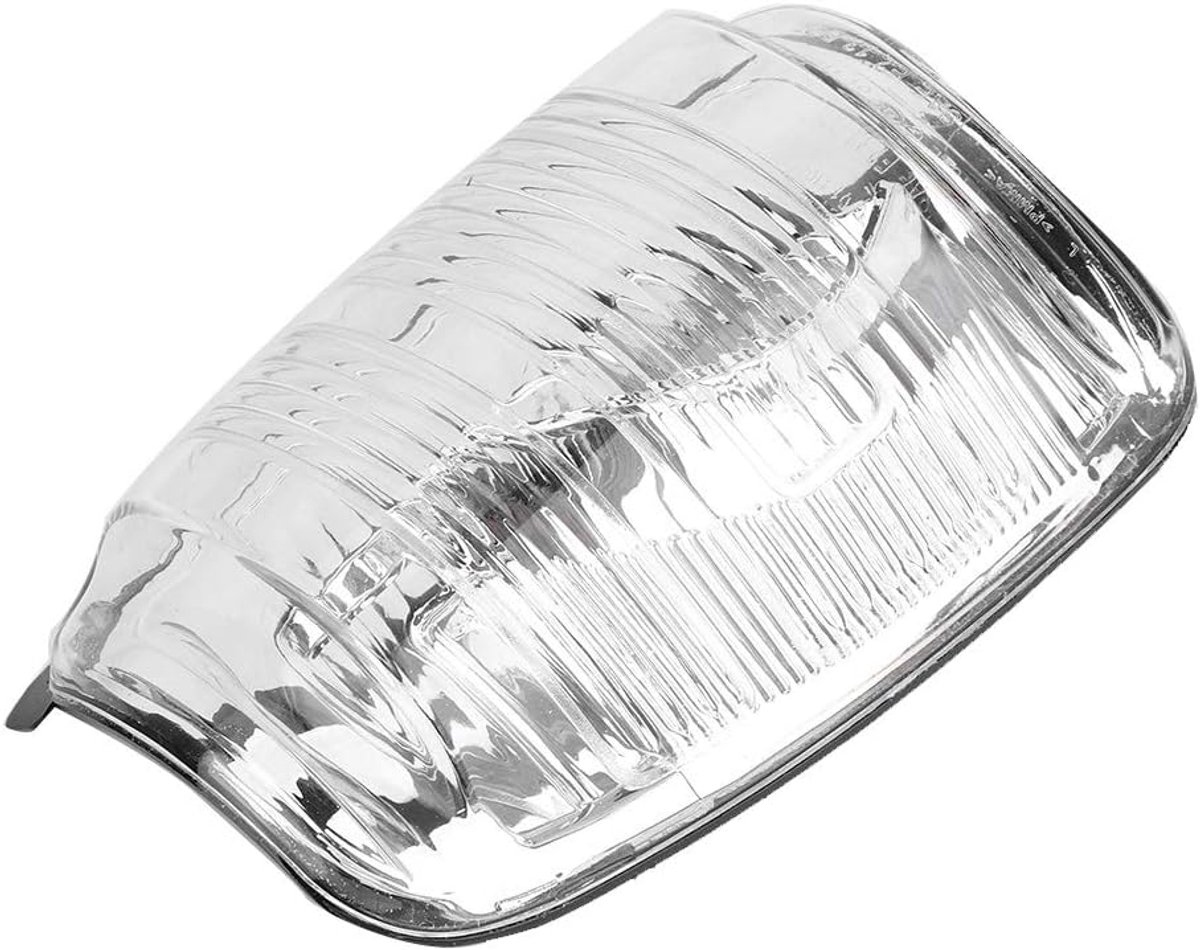 SnelShoppen - Door Wing Mirror Indicator Lens - Duidelijke Buiten Spiegellens - Vervangingslamp Voor Transit MK8 2014+ (Links) - Eenvoudige Installati